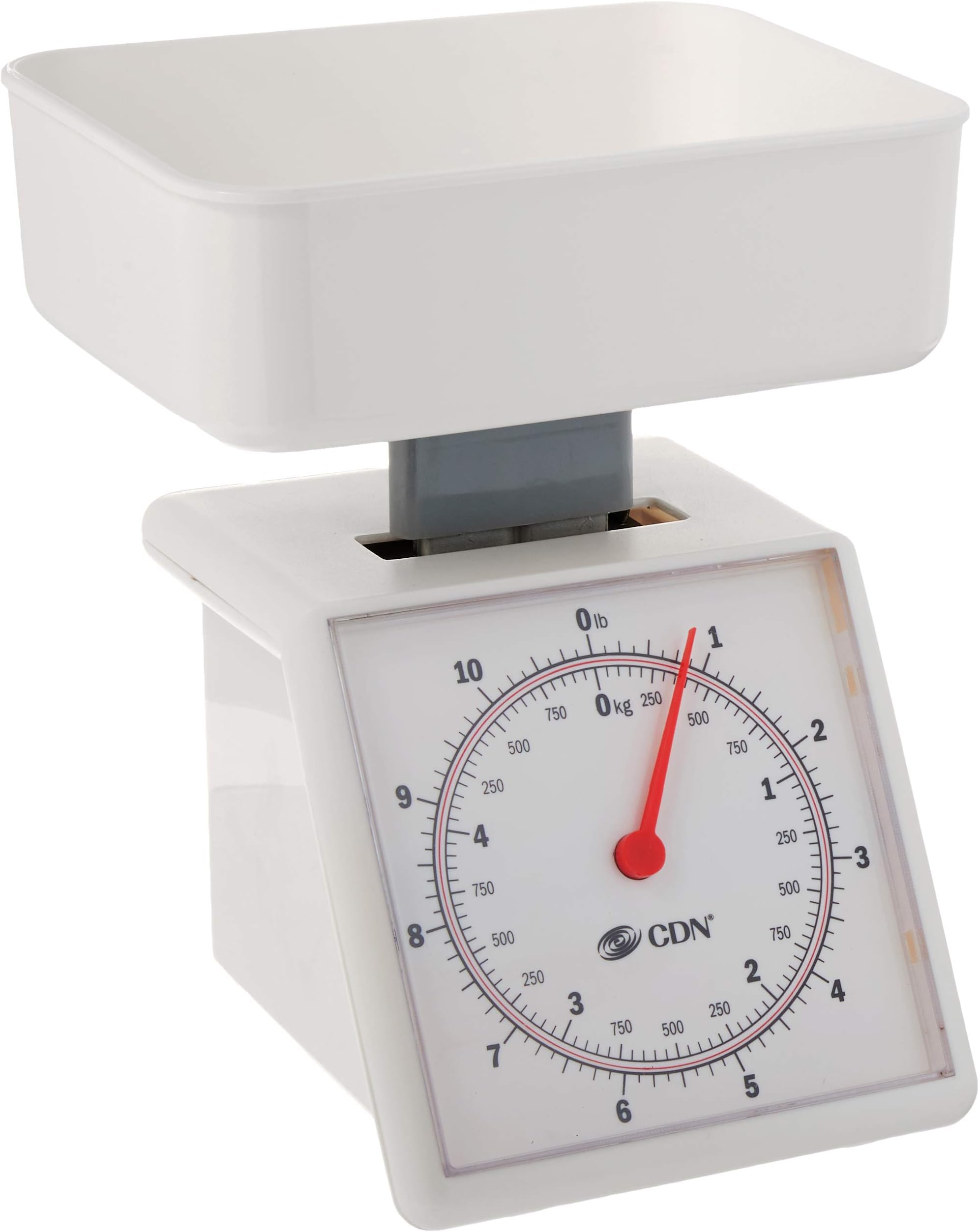 CDN Mechanical Kitchen Food Scale, 11 Lb, White