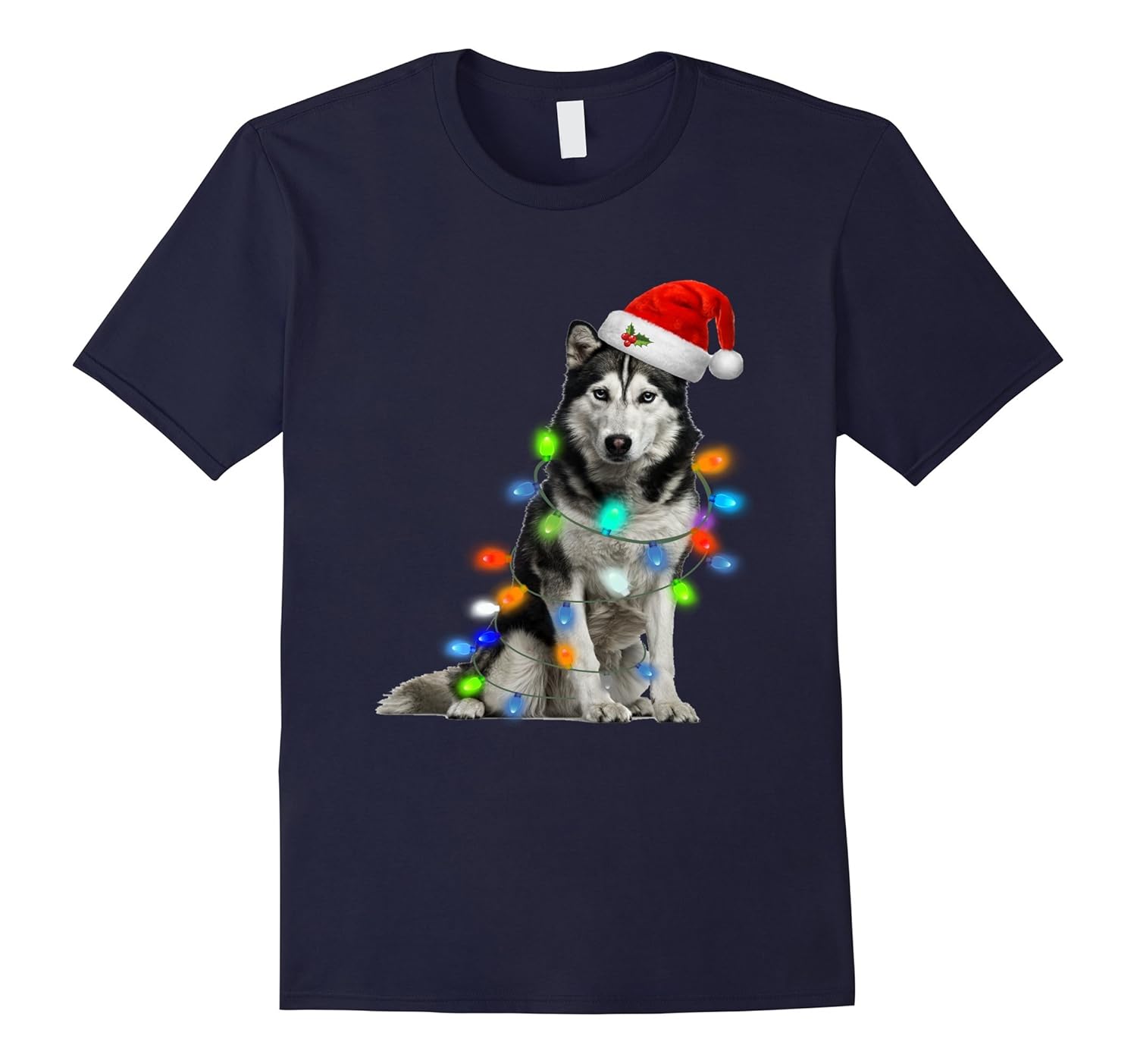 Husky Christmas T-Shirt Gifts Cute Dog Lovers-ANZ