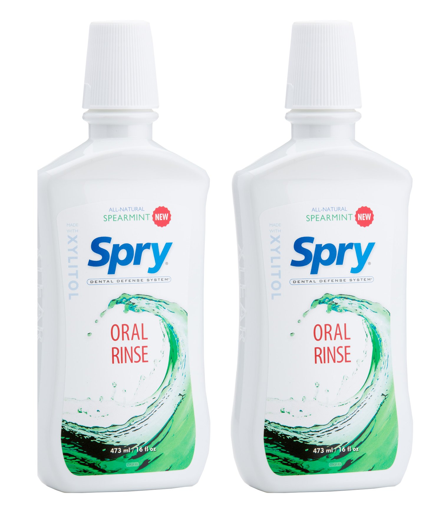 Spry Natural Mouthwash Dental Defense Oral Rinse with Xylitol, All