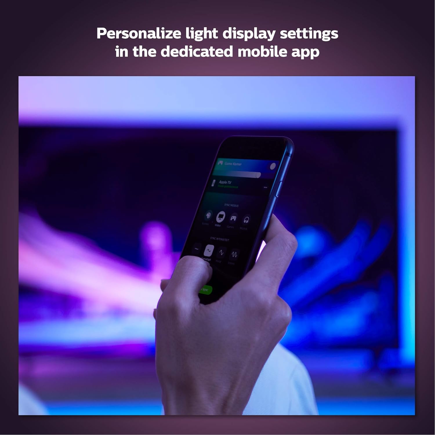 Philips Hue Play HDMI Sync Box, HDMI 4K Splitter, 4 HDMI in 1 Out, Philips Hue Smart Hub and Philips Hue Colored Smart Lights Required: Home Improvement