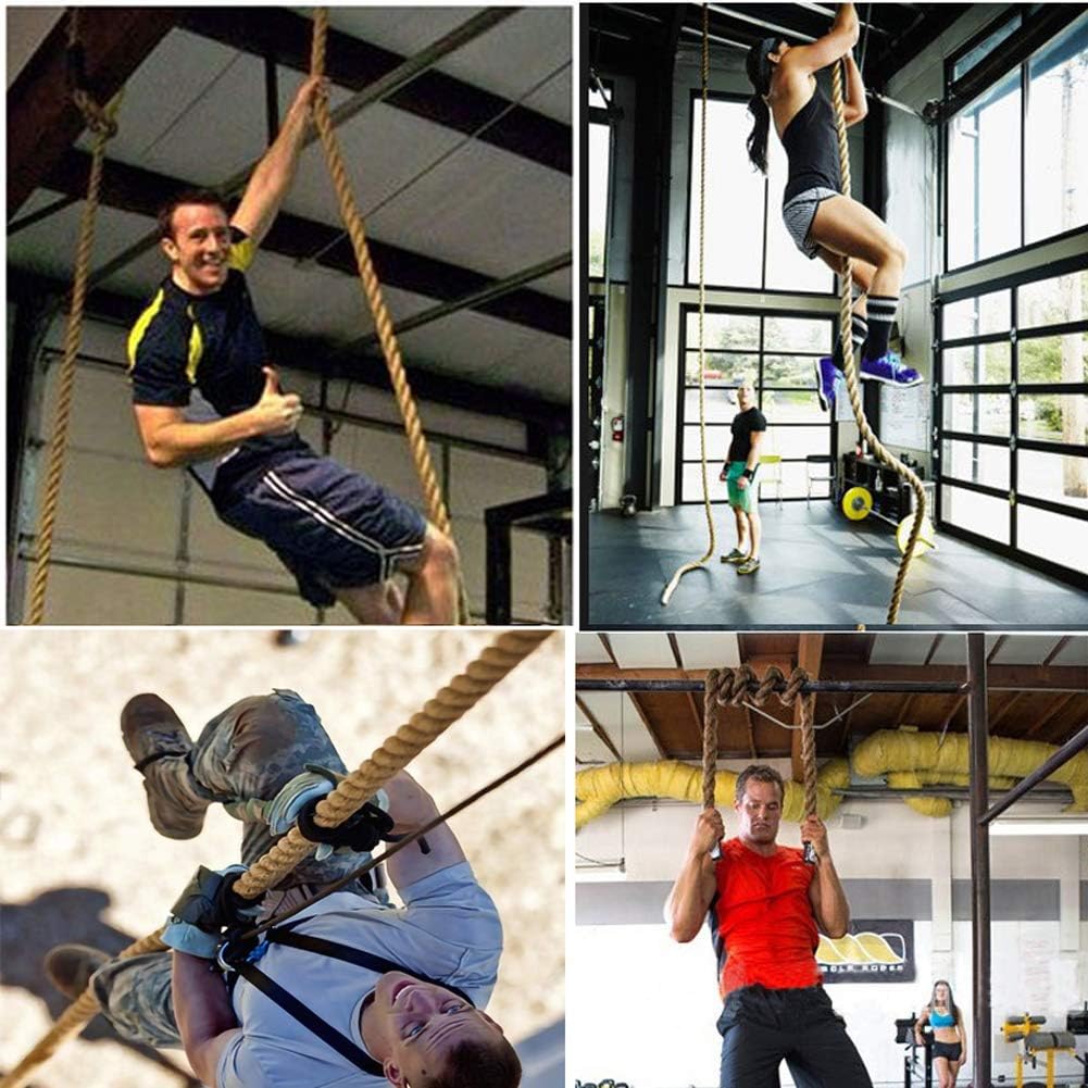 letsgood Gym Fitness Training Climbing Ropes - Indoor Outdoor Gym Exercise Rope, 10 13 16 18 20 ft Available : Sports & Outdoors