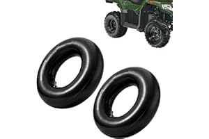 2 Pcs 25x10-12 ATV Inner Tubes with TR6 Valve Stem Butyl rubber for UTVs/Golf Carts/Mowers