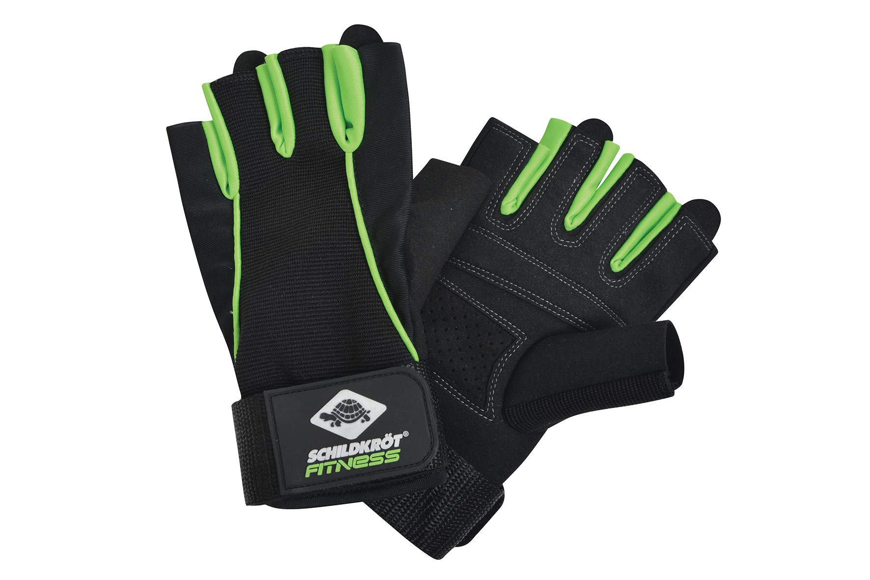 Schildkröt Fitness Gloves Pro, Black-Green , 960154