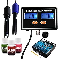 pH/EC Conductivity Meter with ATC Water Quality