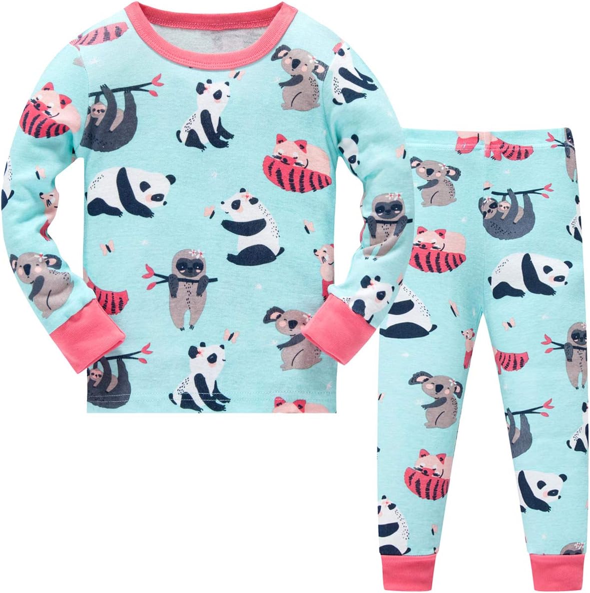Girls Unicorn Pajamas Size 2-12