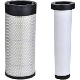 FLTRUCKTOP AT338105 AT336803 Air Filter Kit | for John Deere Skid Steer Loader 312GR 314G 315 316GR 317G 318E 318G 319E 320E 320G 324E 324G 325G