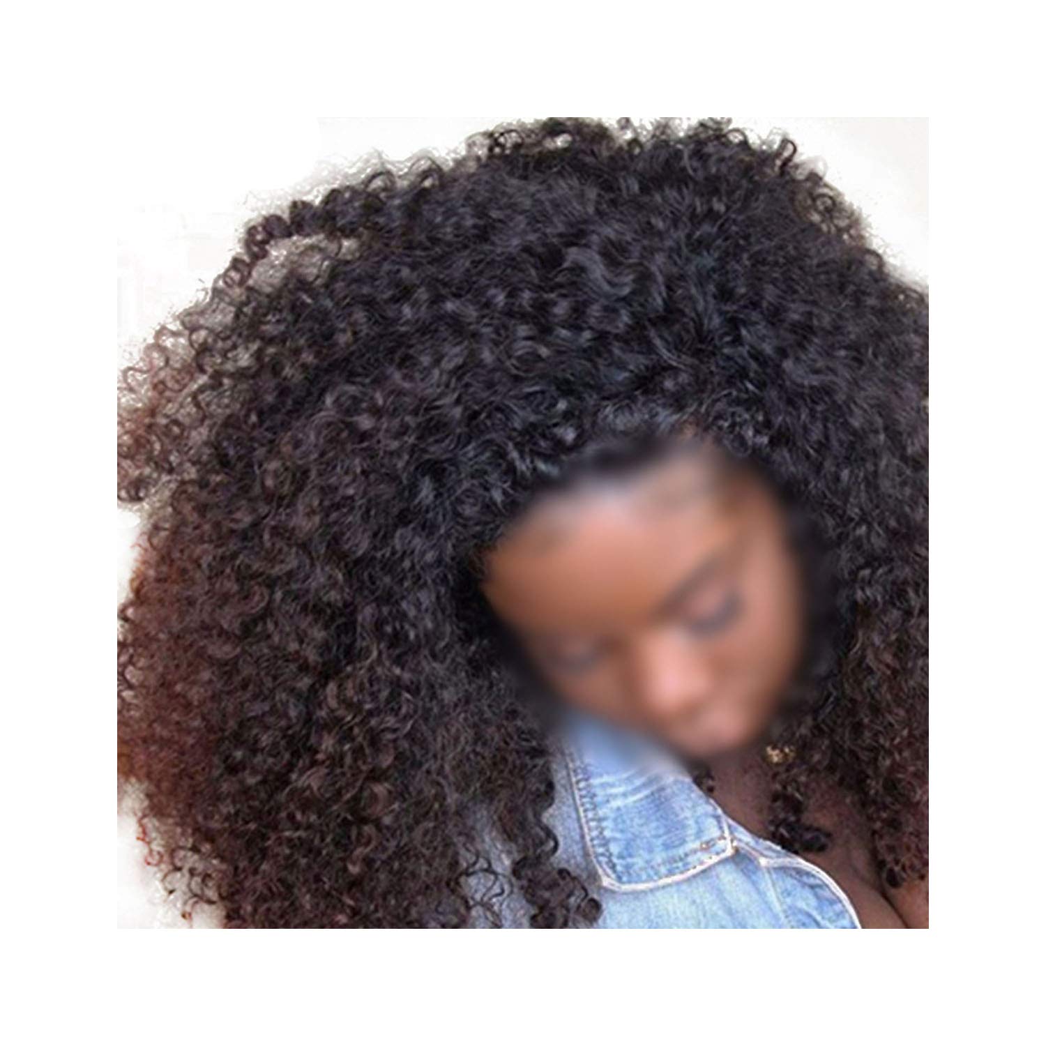 Amazon Com Curly Clip Ins Human Hair Natural Color 3b 3c Clip In