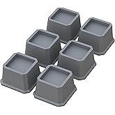 Amazon.com: Whynonap Bed Risers 4 Inch Heavy Duty Bed Elevators, Set of ...