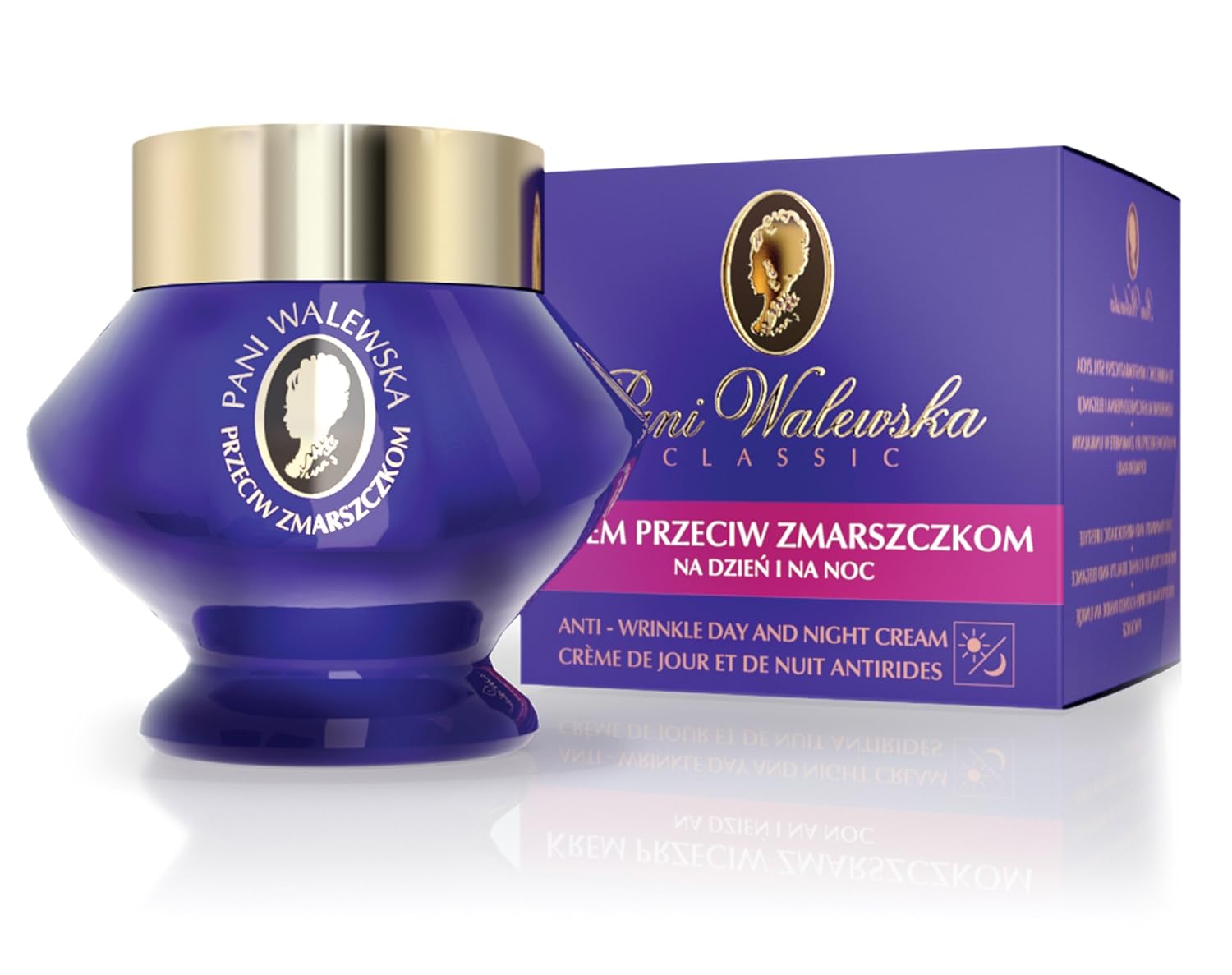 Anti-Wrinkle Day & Night Cream by Pani Walewska - Specialy Selected Active Substances & Natural Oils Rich in Vitamins & Lecithin - Unique Caring & Anti-Aging Properties - for Mature Skin - 1.76 fl oz