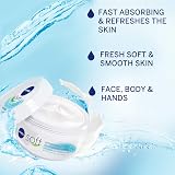 NIVEA Soft Moisturising Cream 2x200ml Face Body Hands Vitamin E Jojoba Oil view 3