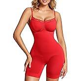 Nebility Shapewear Bodysuits for Women Tummy Control Body Shaper Seamless Waist Trainer Lace Body Suit