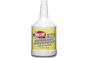 Red Line 58504 75W90 Full Synthetic SuperLight ShockProof Gear Oil - 1 Quart
