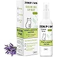 Zenpaws Cat Phermone Calming Spray - Quickly Relieve Stress - Reduces Scratching Furniture, Peeing, Marking, Anxiety - Supports Relief for Fireworks, Travel, Vet Visits 60ml