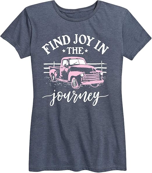 Find Joy In The Journey Truck Ladies Short Sleeve Classic Fit