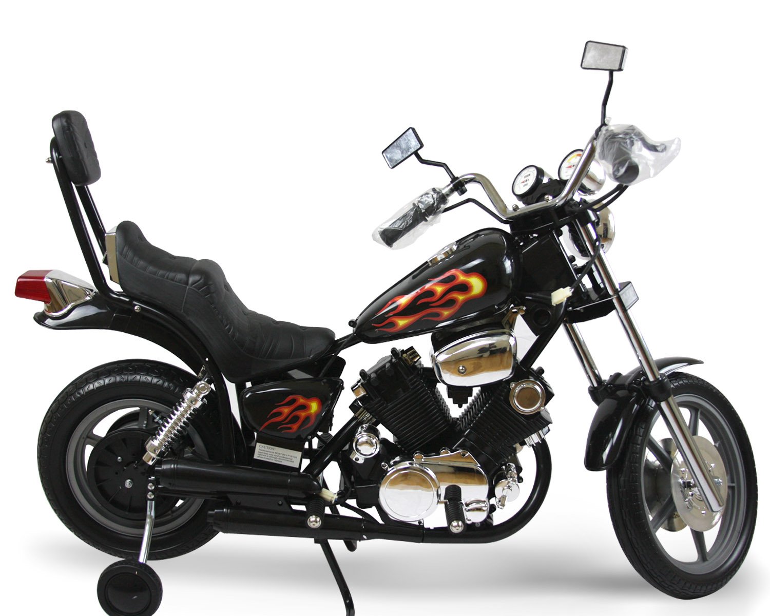 Kids Electric Power Ride on Motorcycle Harley Style Black 6 volt