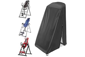 Wnanan Inversion Table Cover - Waterproof and Dustproof,Fits Inversion Chair/Inverter Table/Inverted Table/Inversion Machine and Most Inversion Table,Black