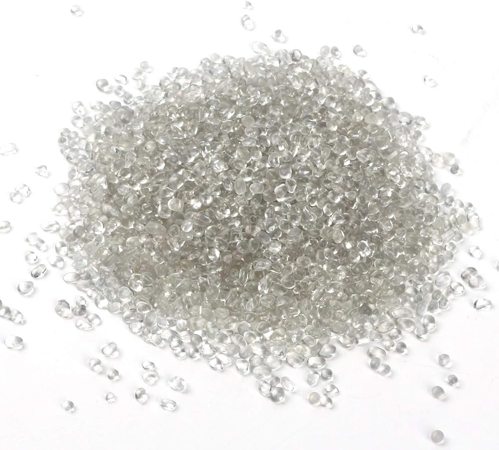 Alan Stone High Luster Reflective Fire Glass 3-6mm Crystal 305g Fire Pit Decor