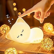 LEDHOLYT Night Light For Kids,Cute Silicone Nursery Puppy Lamp For Baby
