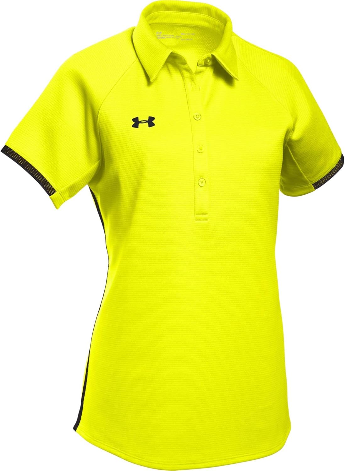 Under Armour Women's UA Rival Polo (Medium, HighVis