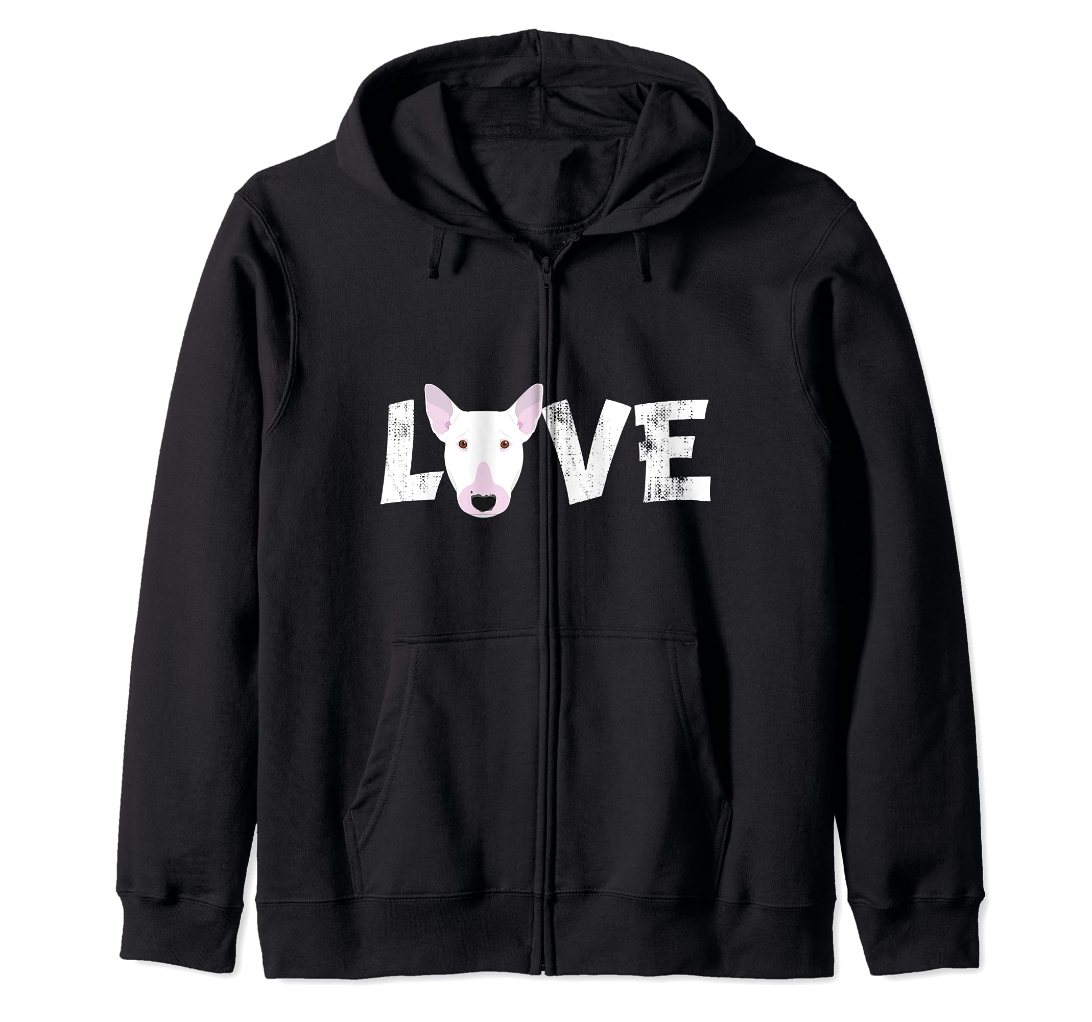Dog Mom Dog Dad Bull Terrier Dog Pet Lover Zip Hoodie