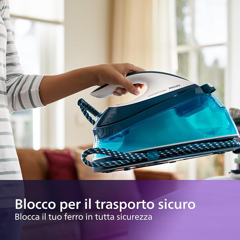 Philips PerfectCare Compact Ferro da Stiro con Caldaia, 6.5 Bar, 400g/min