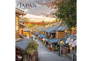 Japan | 2025 12 x 24 Inch Monthly Square Wall Calendar | Plastic-Free | BrownTrout | Scenic Travel Asia Cherry Blossoms Tokyo Kyoto Osaka