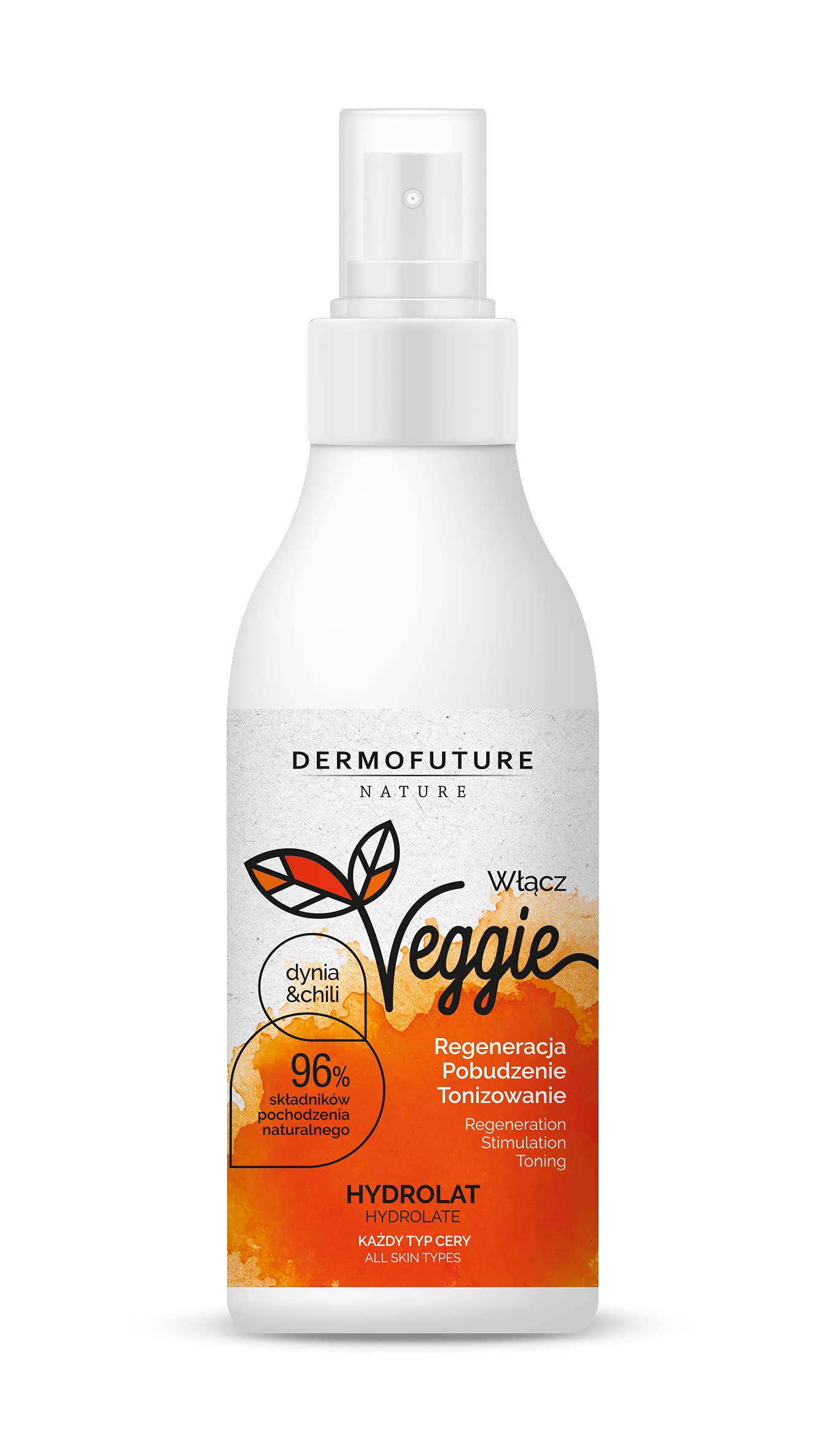 Dermofuture Nature veggie hydrolat pumpkin and chili, each skin type 200 ml