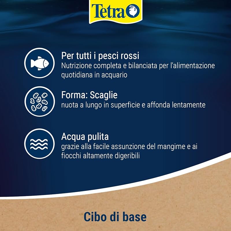 Goldfish Flakes - Mangime in Fiocchi per Pesci Rossi, 1 L
