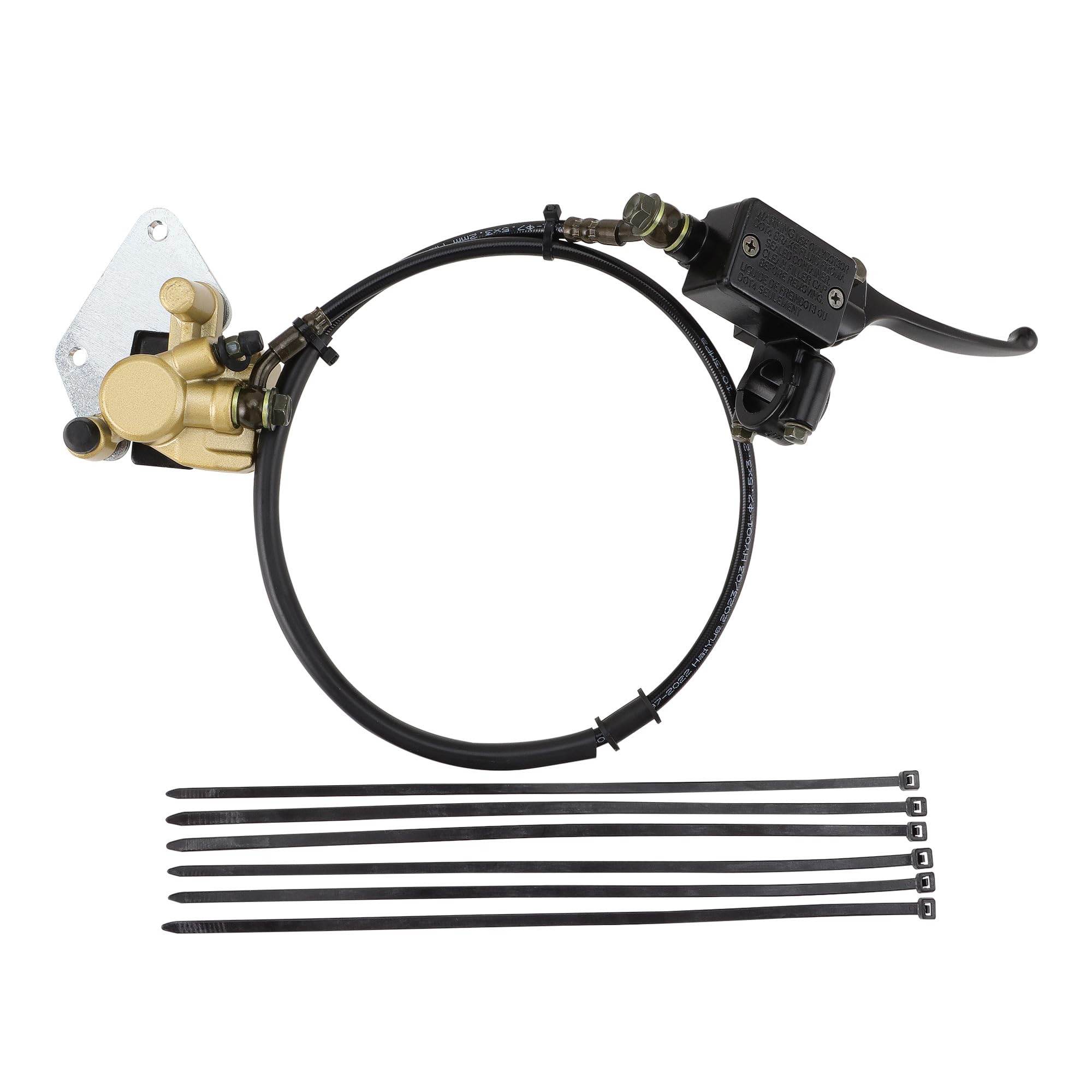 GOOFIT 800mm Front Disc Brake Master Cylinder Assembly Replacement For 50cc 70cc 90cc 110cc 125cc ATV Dirt Bike