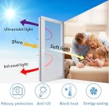 Zindoo One Way Window Film Reflective Privacy Sun Block 90x200cm Black/Silver view 3