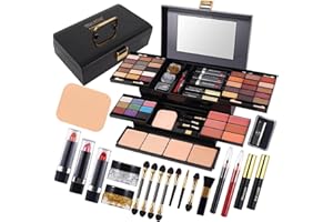 coliusa 58 Color Professional Makeup pallet, Makeup Kit for Women Full Kit,All In One Makeup Set,Makeup Gift Set for Women&Girls&Teen (331N)