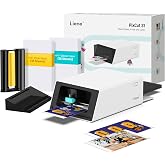 Liene PixCut S1 Color Sticker Printer &amp; Cutting Machine - All-in-One Sticker Maker for DIY Crafts, Custom Labels &amp; Gifts. Thermal Dye-Sublimation Photo Printer, 300 DPI, Precise AI Auto-Cutting