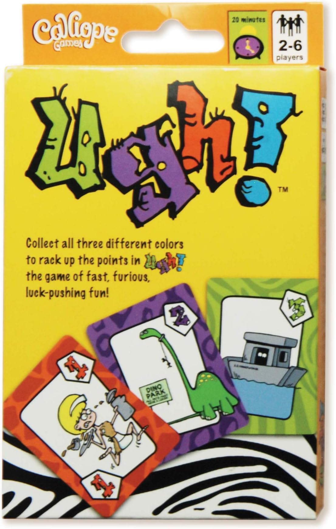 Calliope Games Ugh! Caveman Card Game for 2-6 Players