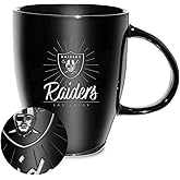 Rico Industries NFL Football Sunburst 18oz Laser Engraved Ceramic Lustre Mug