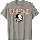 Florida State Seminoles Arch Logo Gray Officially Licensed T-Shirt