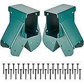 ORIGLE A-Frame Swing Set Bracket Kit, 2-Piece Wood Swing Hardware for Outdoor Playground, Backyard Play Set Accessories with Complete Mounting Components
