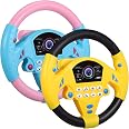 thumbnail image 2 of Toyandona Toy Steering Wheel Car Backseat Pretend Simulated Driving Steering 2 of 12