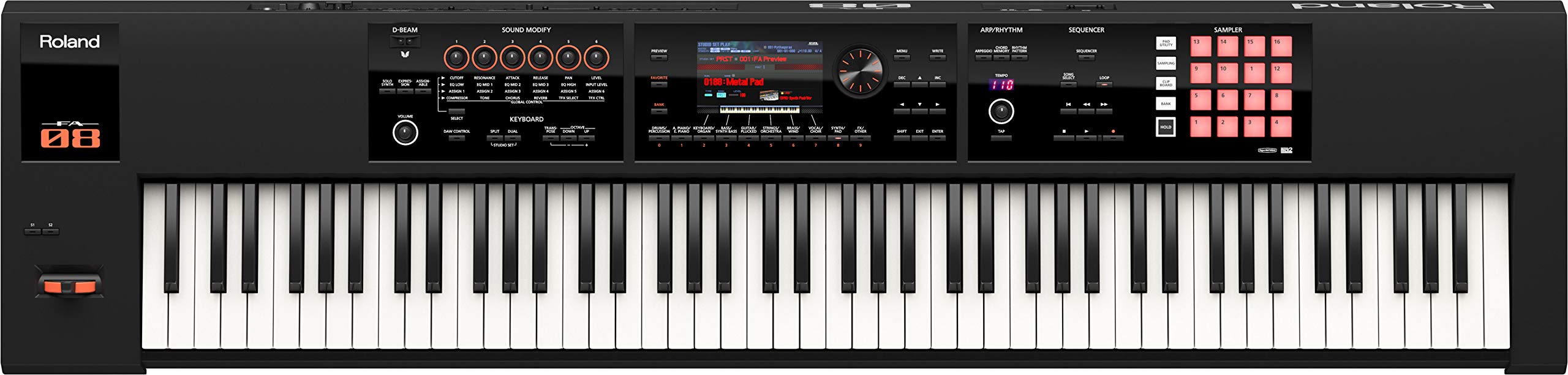 Roland FA-08 88-Key Workstation