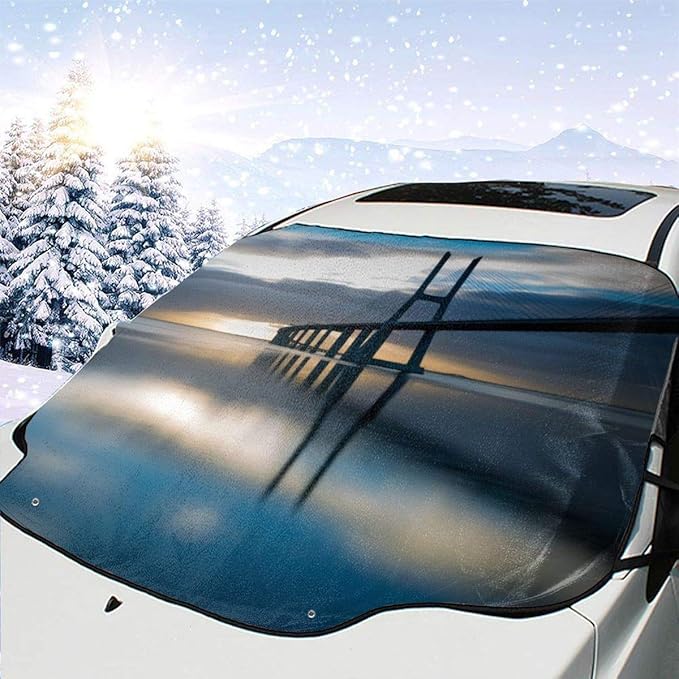 Abdeckung für Auto, Schnee, Frost, Sonne, Windschutzscheibe, Sonnenschutz, wasserdicht, Winter ...