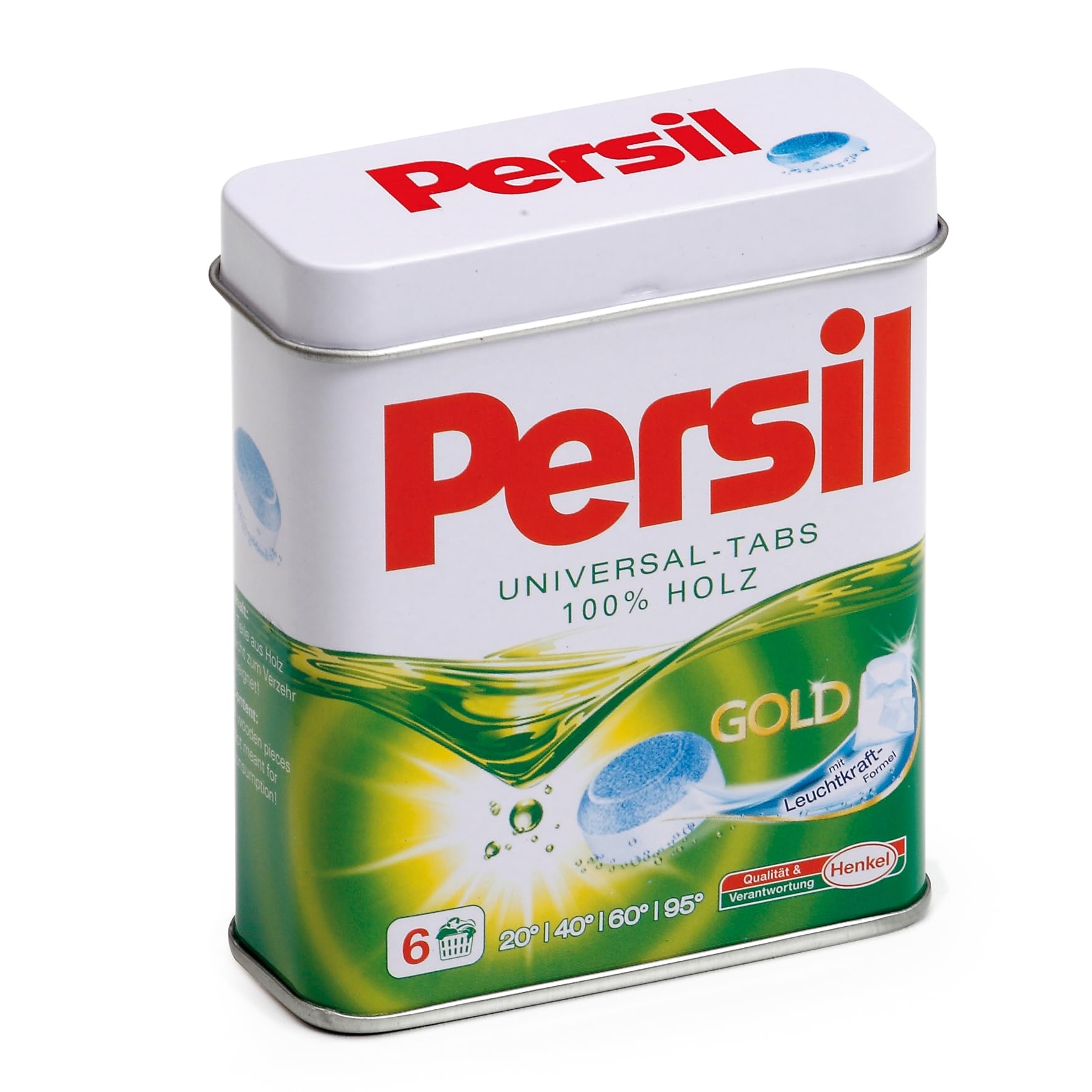 Erzi 21201 Detergent Tablets Persil Toy in a Tin, Multicoloured