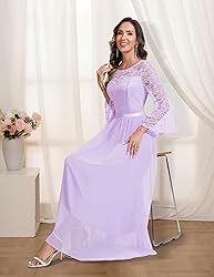 Wedtrend Women's Semi Formal Dress, Long Sleeve