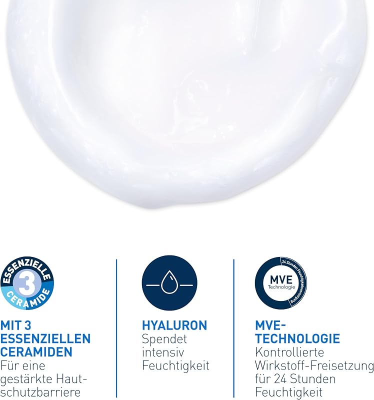 Reinigungslotion, Mit Hyaluron, Glycerin und drei essenziellen Ceramiden, Sanft reinigend und feuchtigkeitsspendend, Ohne Parfüm und Duftstoffe, 88 ml