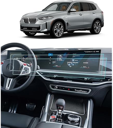 2023-2026 BMW Screen Protector - Tempered Glass For IDrive 8 Display, 2-Pack (3 Series, X5, X7, I4, I7)