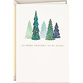 Hallmark Signature Christmas Card (Merry, Thankful)