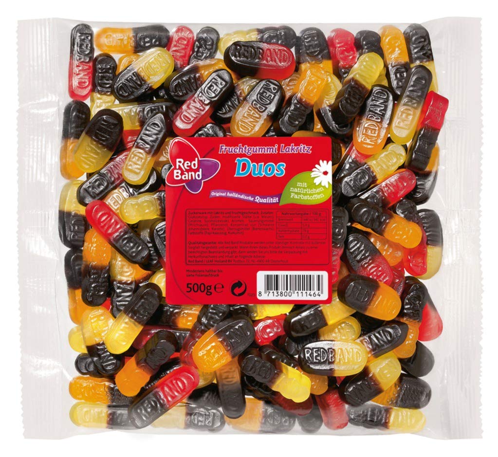 Red Band Fruchtgummi-Lakritz-Duos 500g: Amazon.de: Lebensmittel & Getränke