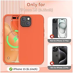 ACKETBOX for iPhone 15 Case, Full Body Rugged