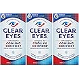 Clear Eyes Cooling Comfort Redness Relief Eye Drops, Soothes Red Eyes, 0.5 fl oz, 3 Pack