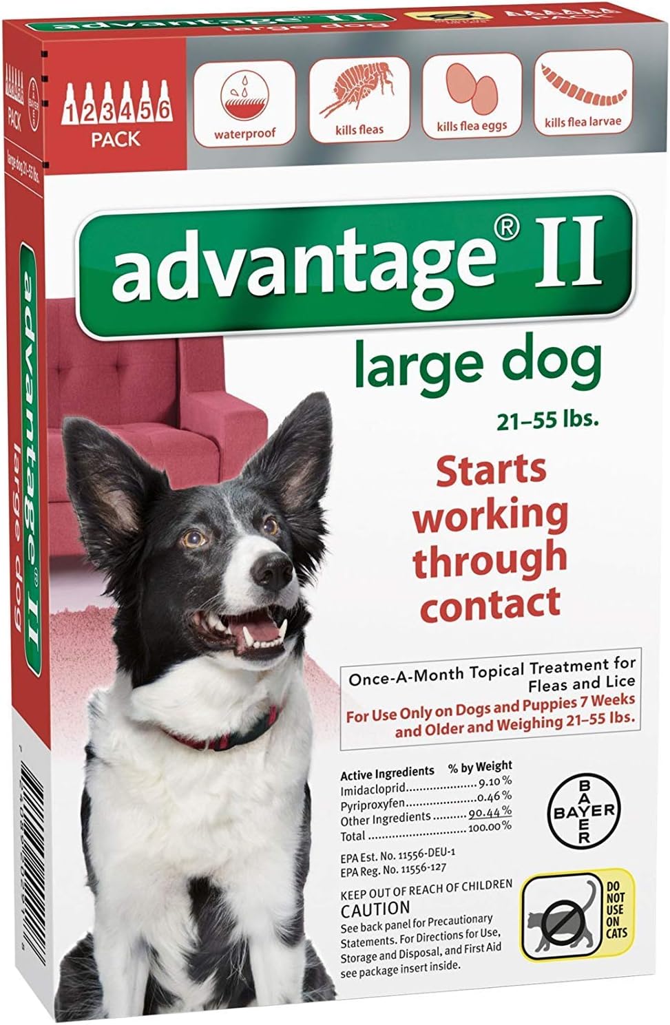 k9 advantage ii large dog