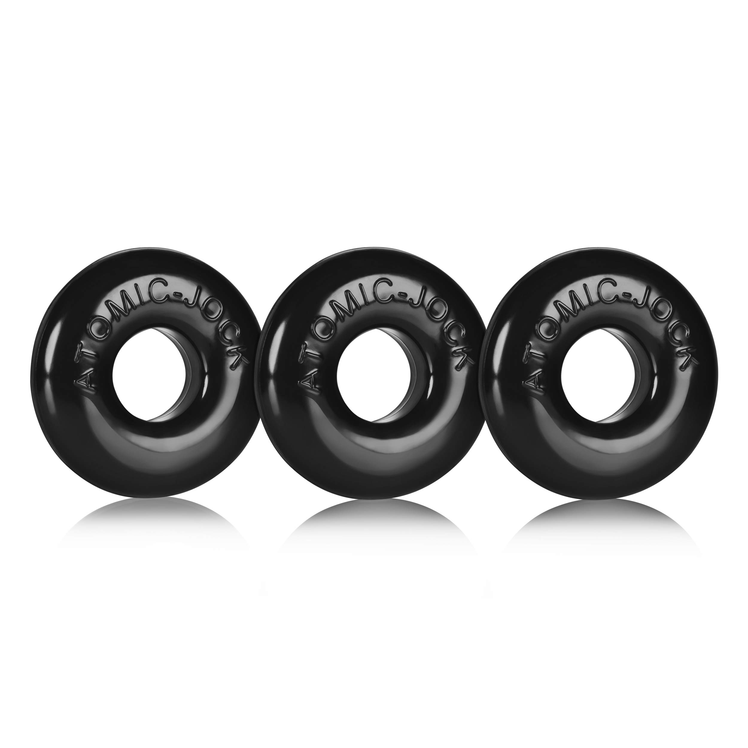 OXBALLS Ringer 3-Pack cockrings, Black