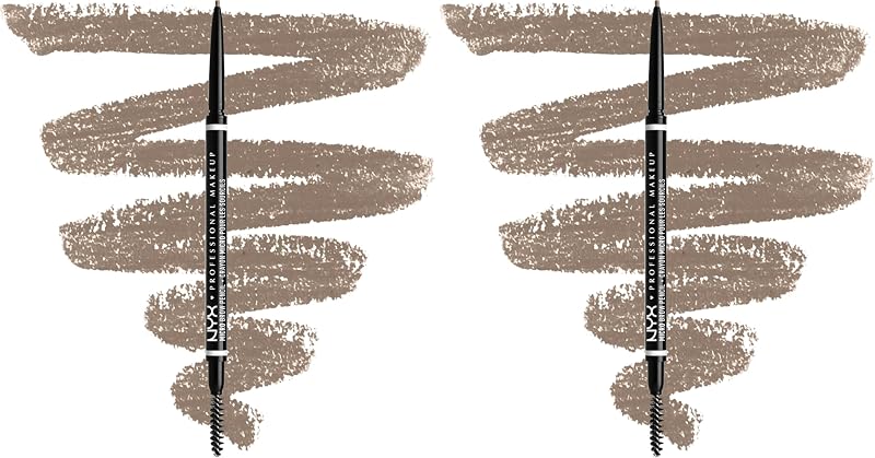 NYX Micro Brow Pencil Dual Ended Ash Blonde Pack of 2
